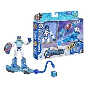 Marvel Avengers Bend and Flex Missions Captain America Ice Mission Figure